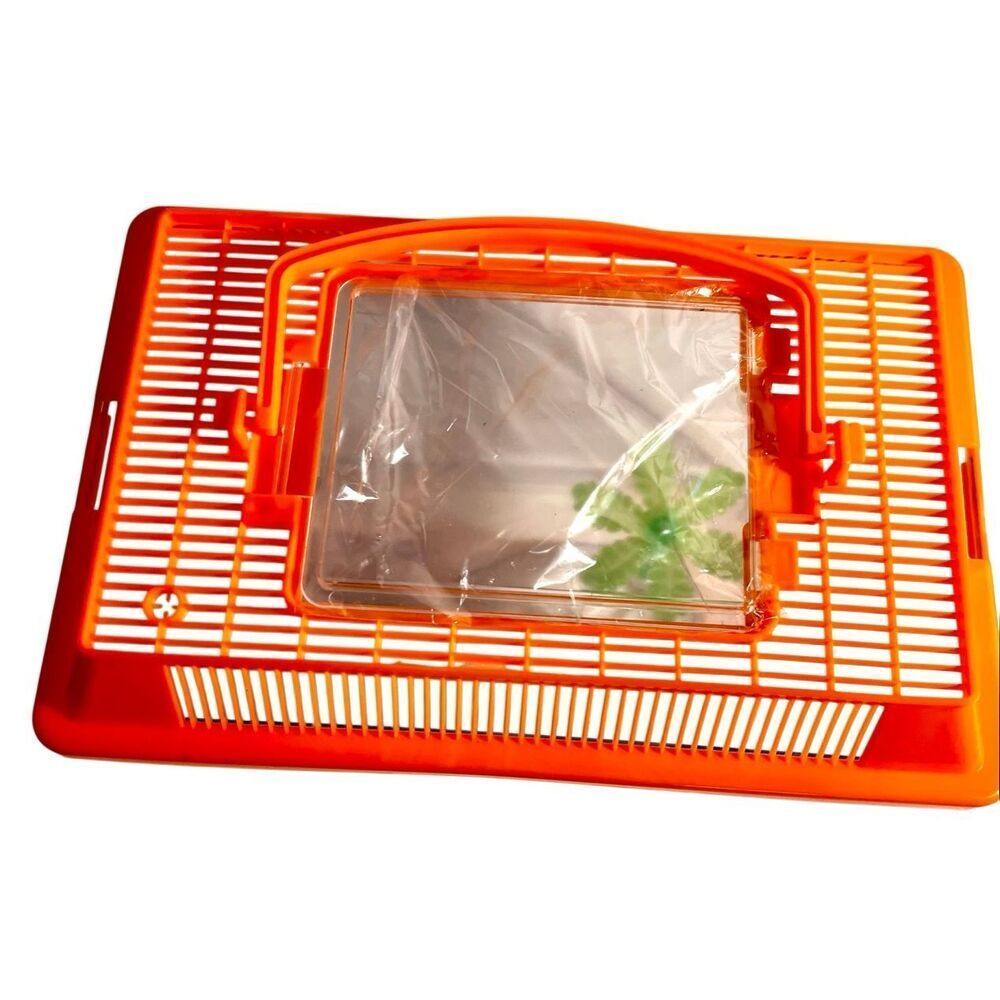 Portable Aquatic/Terrarium Tank, Plastic Carrier Cage with Lid and Handle NWT - Picture 7 of 12